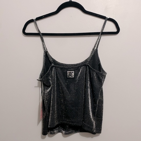 BNWT Juicy Couture sleepwear lounge/Pajama set size L in Black/metallic - Picture 2 of 6